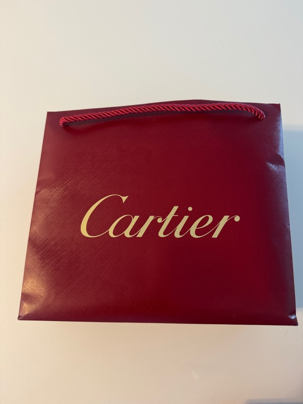 Cartier Jewelry box, gift box and gift bag. Authentic. NO JEWELRY INCLUDED - Picture 4 of 4